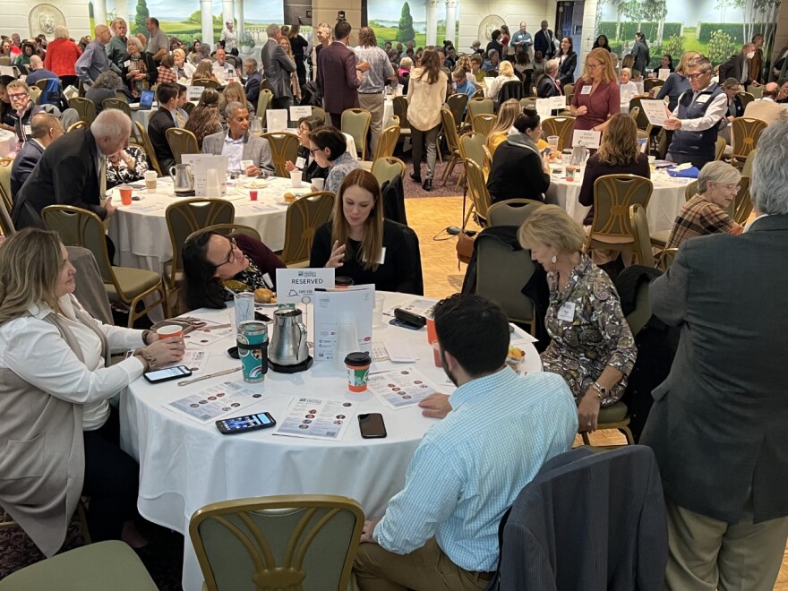 Hundreds attended the launch of the Housing to Protect Cape Cod campaign, held in Hyannis on Nov. 3.