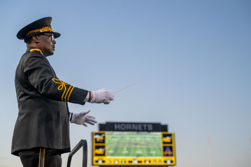 during action between Alabama State University and Alcon State University, Saturday, Sept. 30, 2023. Photo by David Campbell/Alabama State University