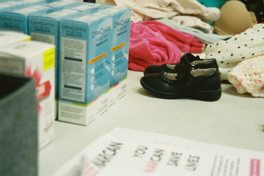 Supplies for patients at the Luke Clinic.