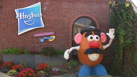 Hasbro's longtime headquarters in Pawtucket, Rhode Island. Nearly 600 employees face potential job losses as the toymaker prepares to relocate to Boston in January 2027. Credit: Ocean State Media