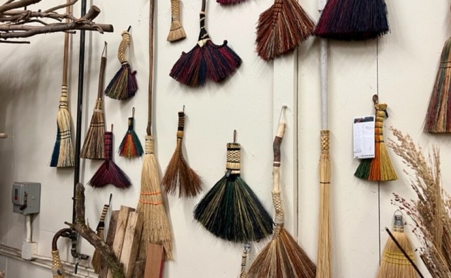 Brooms come in many different shapes and sizes