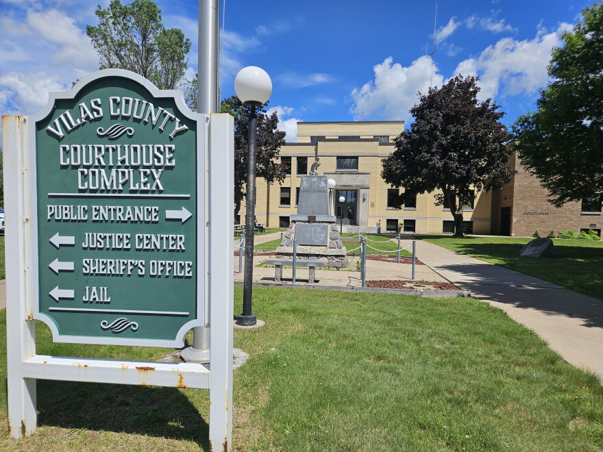 The Vilas County Courthouse.