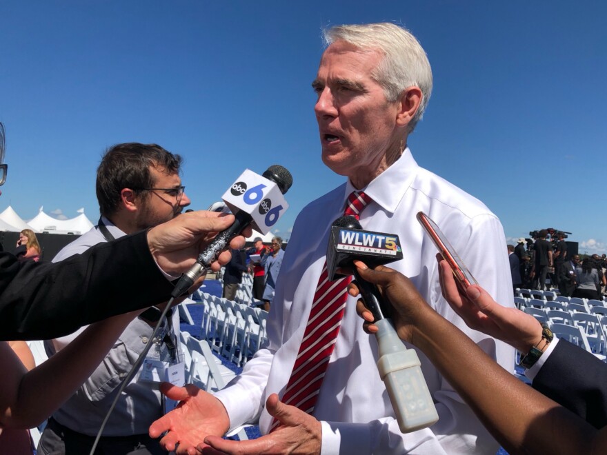 U.S. Senator Rob Portman (R-Ohio) at groundbreaking event for new Intel plant in Licking County.