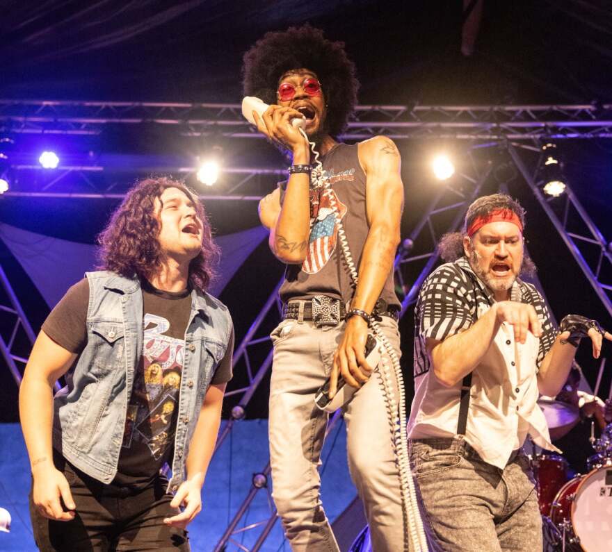 Actor's Theatre of Charlotte opened an outdoor production of "Rock of Ages" at The Barn at MoRa, a historic farm in Monroe, North Carolina, in July 2021.