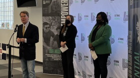 Mayor talks about mentor experience at BBBSCI. (Jill Sheridan WFYI)
