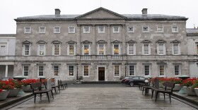 Leinster House is home to the upper house of the Irish parliament. Some members are calling for an investigation into children's deaths and burials at church-run homes.