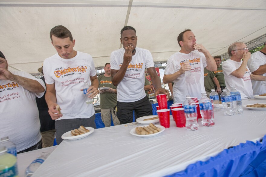 Organizers expect to serve 56,000 sausages at this year's event to be washed down with nearly 4 million fluid ounces of beer.