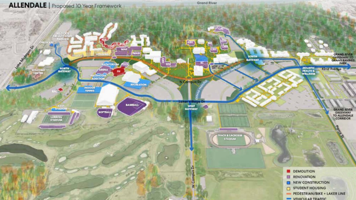 GVSU board approves campus Master Plan | WGVU NEWS