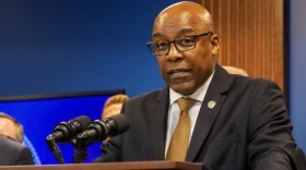 Illinois Attorney General Kwame Raoul warns on Monday, Sept. 29, he would sue the Trump administration if federal troops arrive in Chicago.