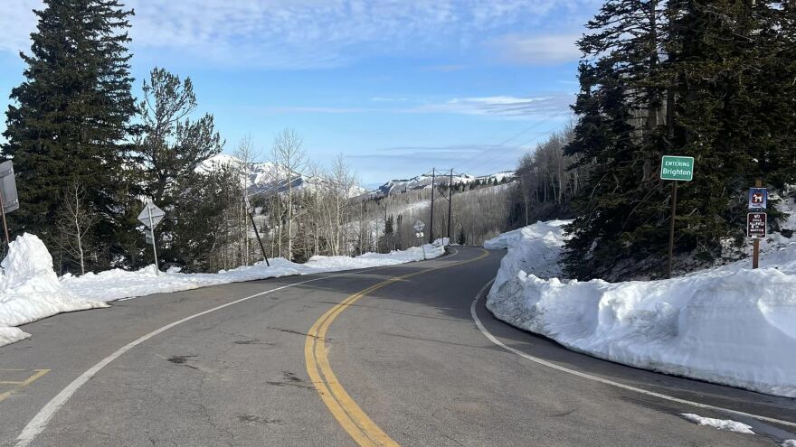 Guardsman Pass driving toward Brighton May 22. The pass opened for the season May 23, 2024.