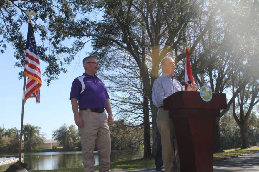 Bloomberg recognized Orlando's use of climate-friendly vehicles and floating solar array. More solar arrays in waterbodies like retention ponds are planned. Photo by Amy Green