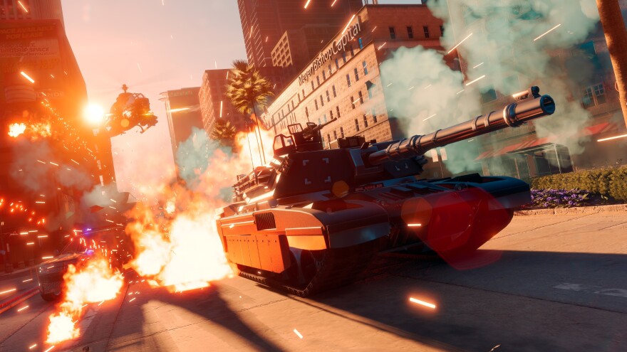 More vehicular madness in <em>Saints Row</em>.