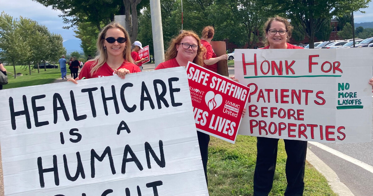 Support staff at UVM Medical Center are voting on authorizing a strike