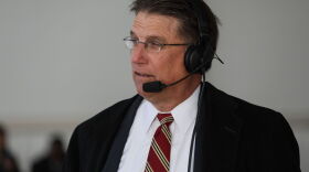Pat McCrory, former North Carolina governor and Charlotte mayor, at Billy Graham funeral.