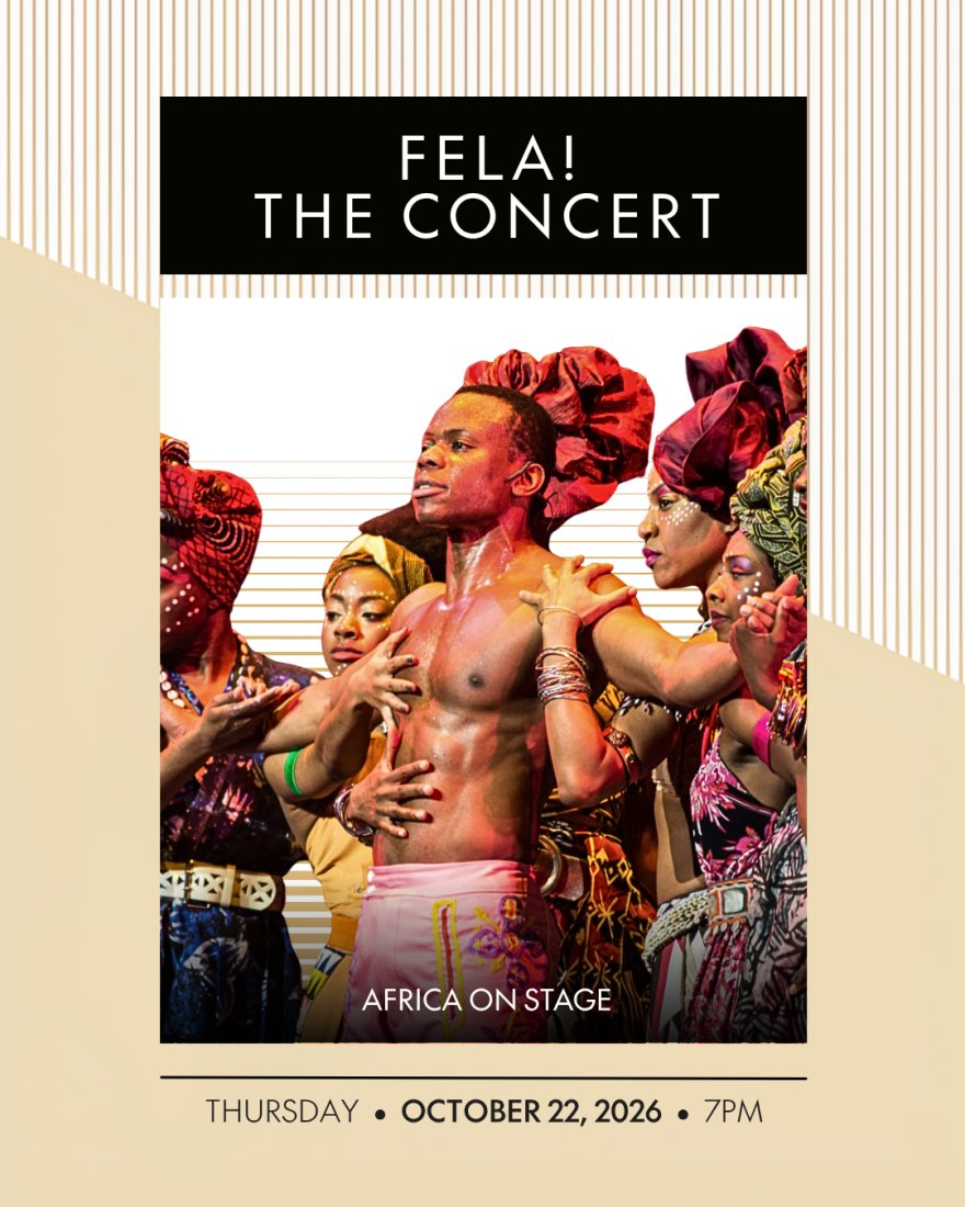 FELA! The Concert is set for October 22, 2026 at Newark Symphony Hall