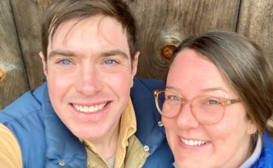 Portrait that features Mark Rutkowski (left) and Shauna Mulligan (right) of Rivershed Farm