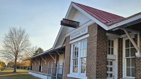 The town of Rowland in Robeson County includes a 100-year-old train station that currently houses a museum and event space. The N.C. Local Government Commission says the town's finances have become so troubled that it may no longer be viable.
