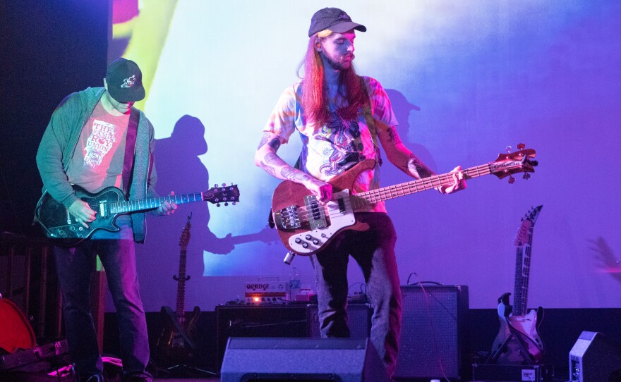 The American Landscape performs at IndieCraft on Friday, May 19, 2023 in Springfield, Ohio (Ruthie Herman for WYSO)