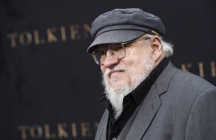  Author and Santa Fe resident George R.R. Martin at the premiere of the film "Tolkien," at the Regency Village Theatre on May 8, 2019, in Los Angeles. 