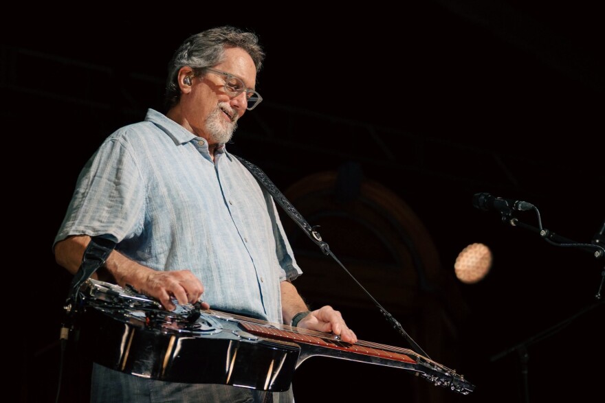 Jerry Douglas in concert, as part of the 2026 Arcadia Tour, in July.