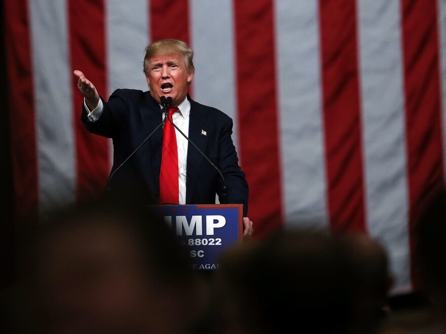 Donald Trump speaks to South Carolina voters on the eve of the state's primary on Feb. 19, 2016. The state's Republican Party will not hold a primary in 2020. [Spencer Platt / Getty Images]