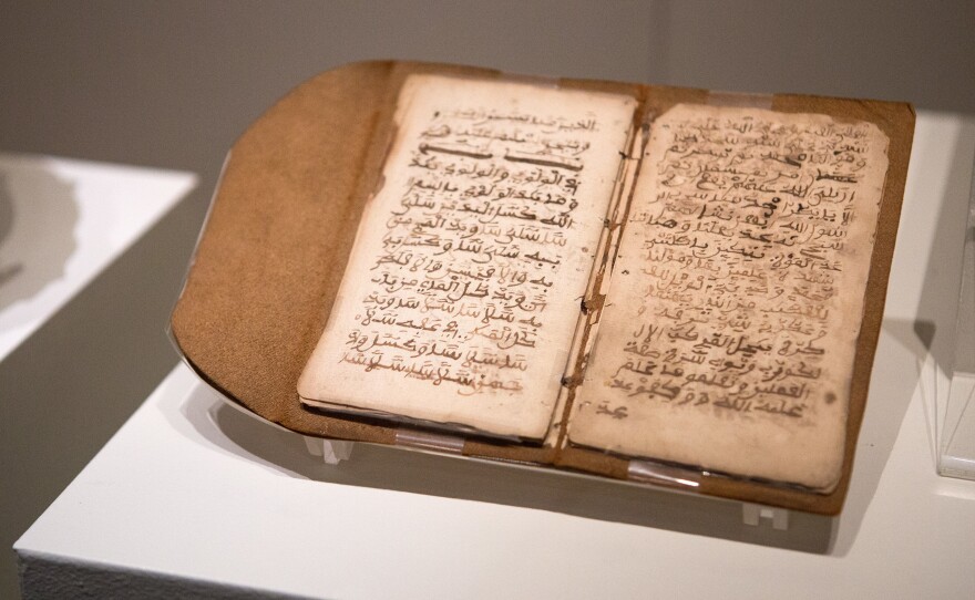 Brought to America as a slave, Bilali Muhammed wrote this 13-page Muslim text in Arabic.