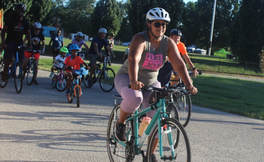 Community Bike Jam in Patterson Park.