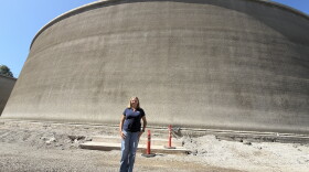 EWEB water tank and engineer