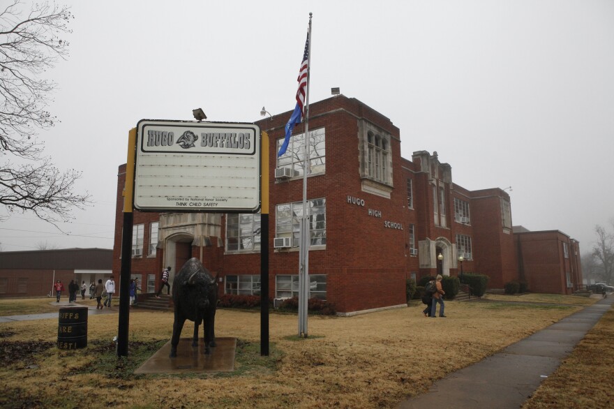 Hugo High School, like many public schools in Oklahoma, was a battleground in the fight over Common Core.