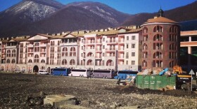 In Sochi, sporting arenas are ready to receive athletes and visitors, but some stores and hotels aren't quite finished.