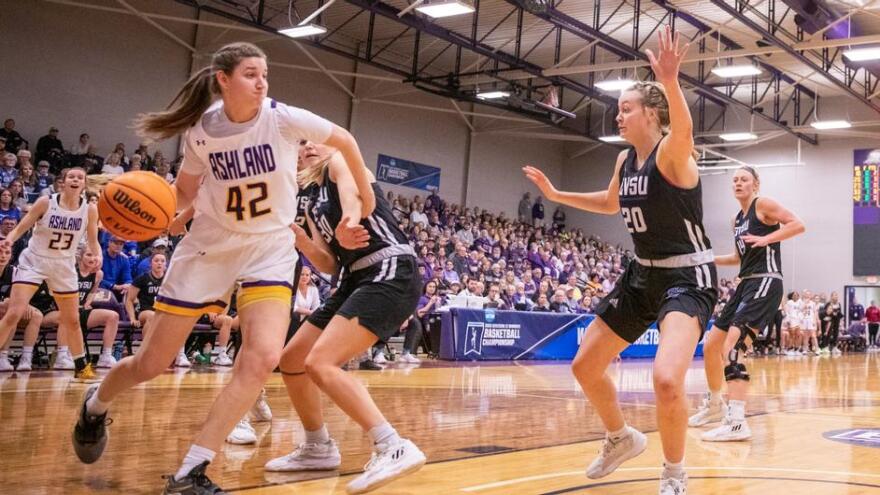 Photo of Ashland University standout player Annie Roshak