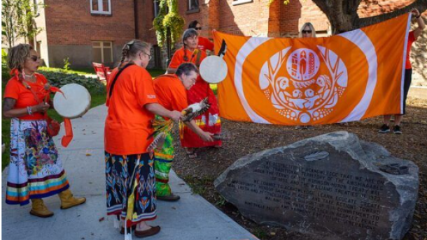 National Day for Truth and Reconciliation in Huntsville, Ontario. 