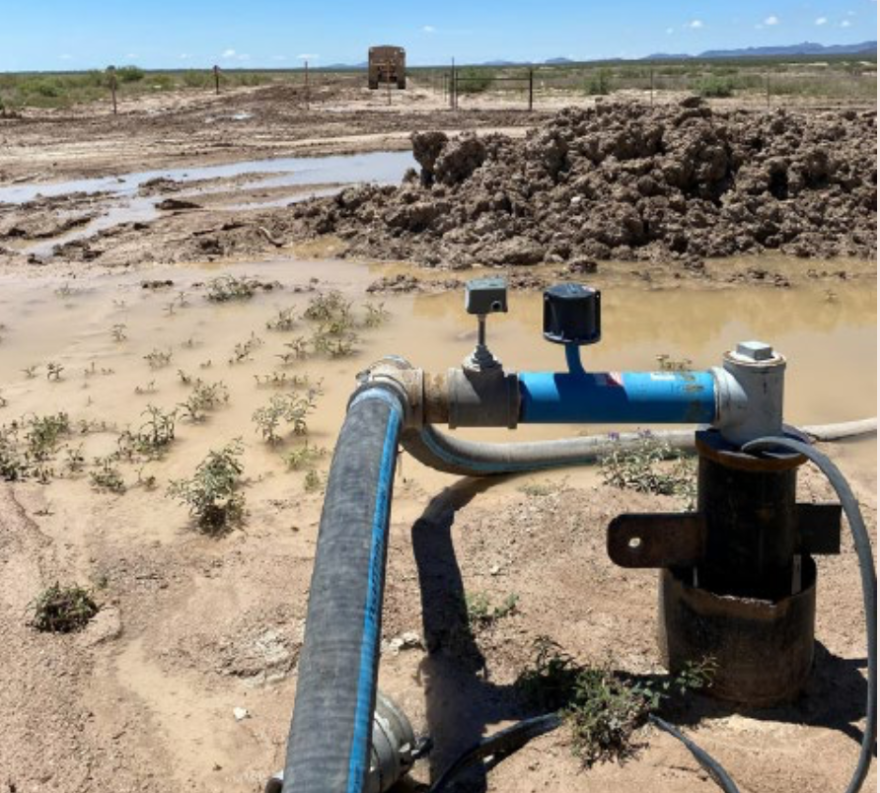 The New Mexico Office of the State Engineer’s general counsel on Oct. 6, 2026, said New Mexico border water wells that the federal government is using, including the one pictured above, are illegal and are potentially hazardous.