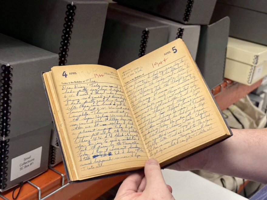 The oldest item in the archive is a World War II diary kept by a queer ambulance driver from Alabama who was stationed in Paris during the war.