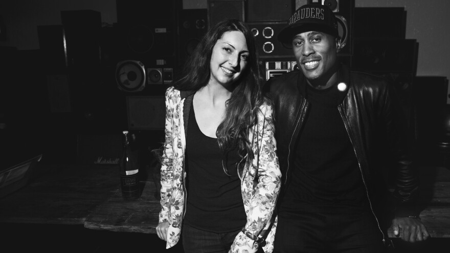 Frannie Kelley and Ali Shaheed Muhammad at the Ace Hotel Sept. 25.