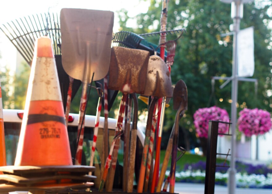 Each morning crews spread across the city's 223 parks. Photo: Zachariah Hughes.