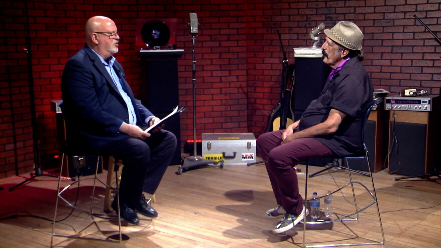 Scott Brocato (left) and Buddy Akin on "KRWG Music Spotlight"
