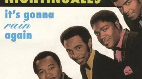 Charles Johnson (second from right) with the Sensational Nightingales.