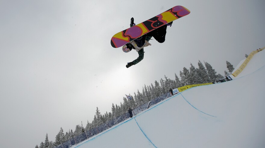 Arielle Gold takes her first run at the U.S. Snowboarding Grand Prix this month 2014 in Breckenridge, Colo., the third of five events to decide who makes it on the Olympic team.