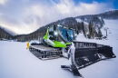 A hybrid snow groomer at Taos Ski Valley uses renewable diesel made from feedstocks such as vegetable oil and animal fats.