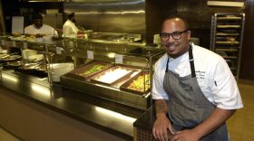 In this Sept. 14, 2016 file photo, chef Jerome Grant poses for a photo at the National Museum of African American History and Culture in Washington. (Susan Walsh, File/AP)