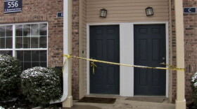 The outside of an apartment building in Bloomington where Teresa Michael was found dead on Jan. 28.