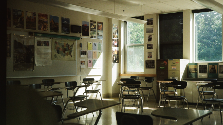 Empty classroom