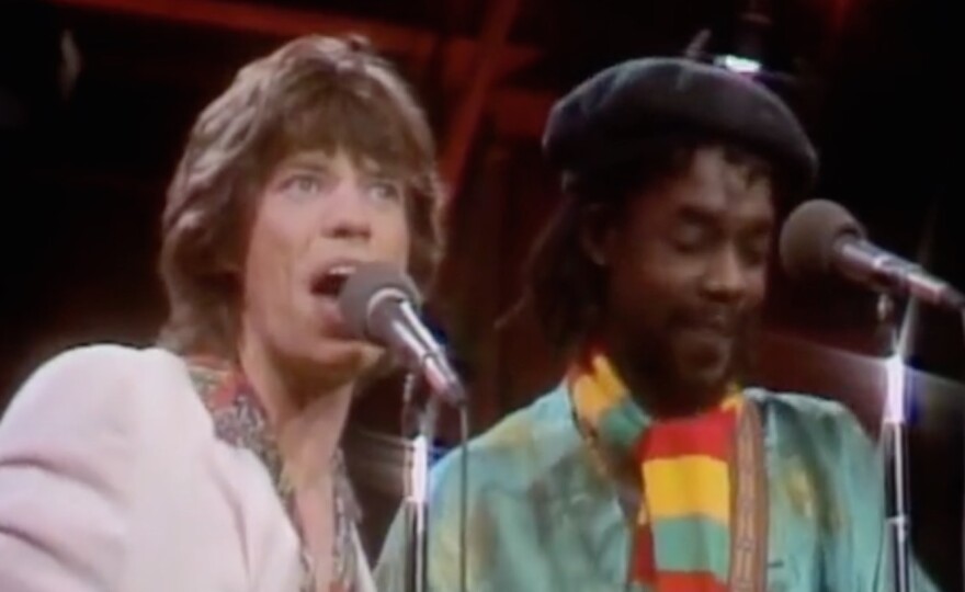 Mick Jagger and Peter Tosh