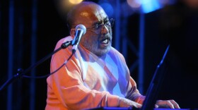 Pianist Eddie Palmieri performs. (Raymond Roig/AFP via Getty Images)