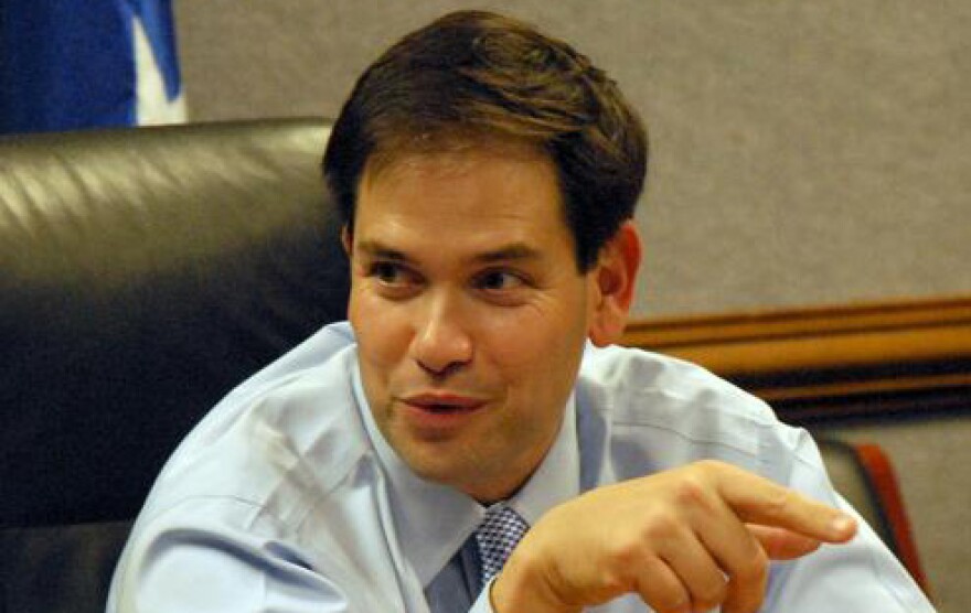 Marco Rubio talking