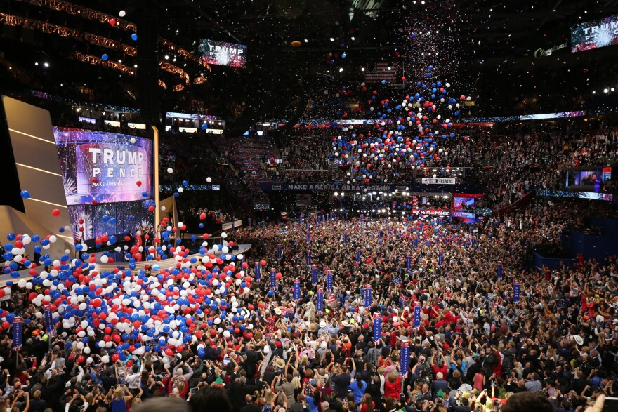 This year's mostly virtual RNC is a completely different experience for delegates than the RNC in Cleveland in 2016. [mark reinstein / shutterstock]