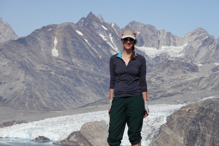 Kirk on a non-NASA assignment in Greenland.