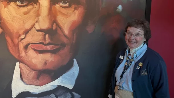 Springfield native Mary Disseler is a long-time volunteer at the Abraham Lincoln Presidential Museum, where she educates visitors about the legacy of America’s 16th president.