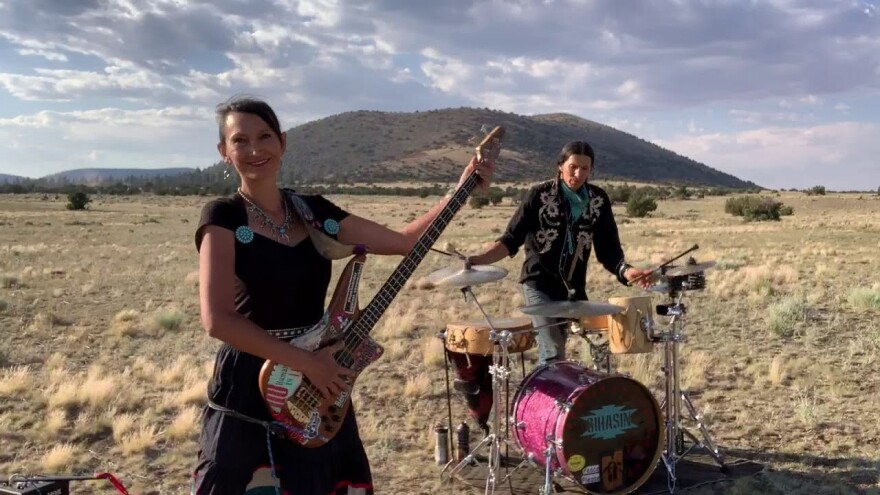 Sihasin is the duo of Jeneda and Clayson Benally, award winning musicians from the Diné Navajo Nation in Northern Arizona.